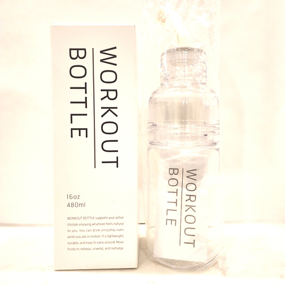 NWT KINTO WORKOUT BOTTLE 480ml / 16oz Color Clear